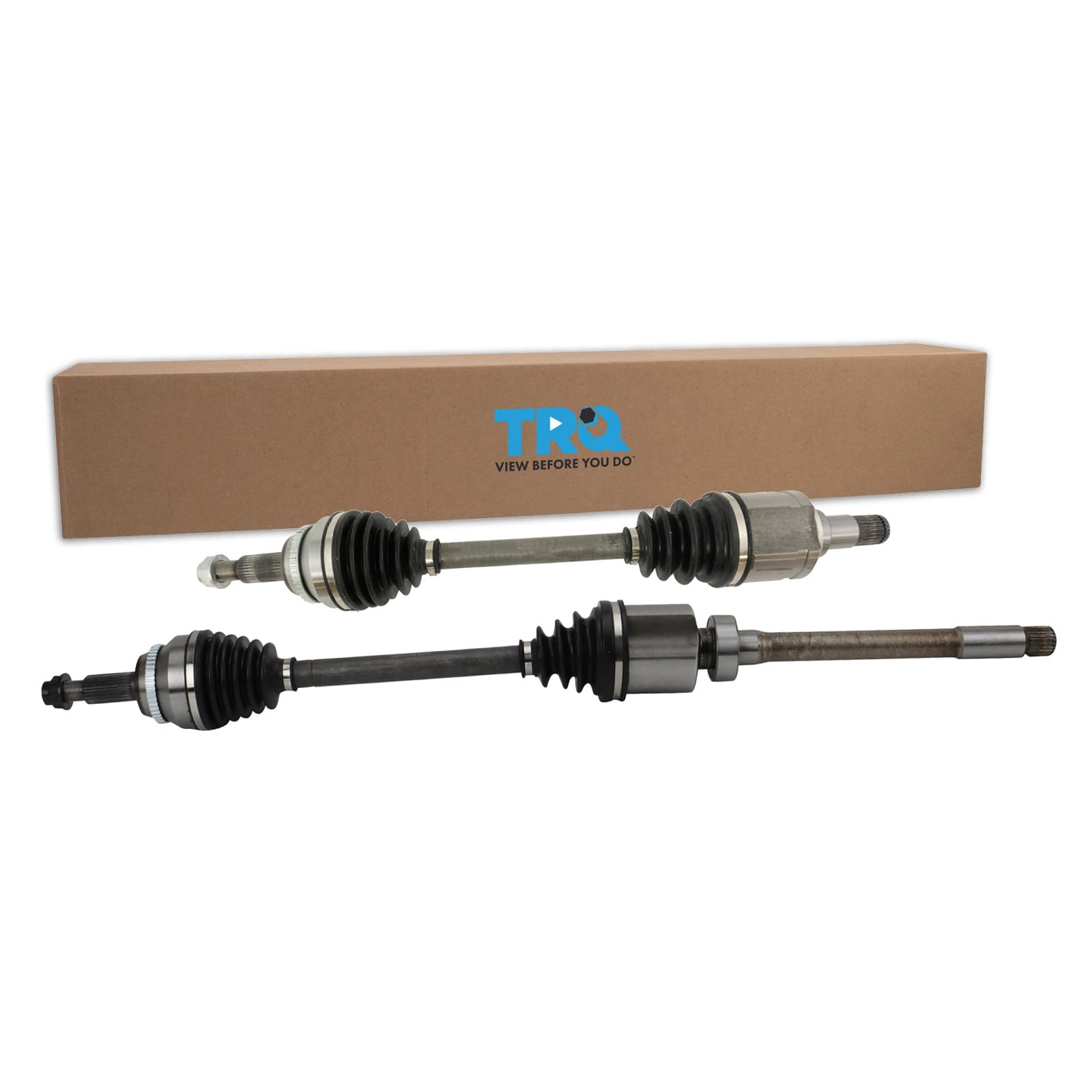 TRQ Front CV Axle Shaft Assembly Set Compatible with 2010-2014 Lexus RX350 2014-2016 Toyota Highlander 2009-2015 Venza
