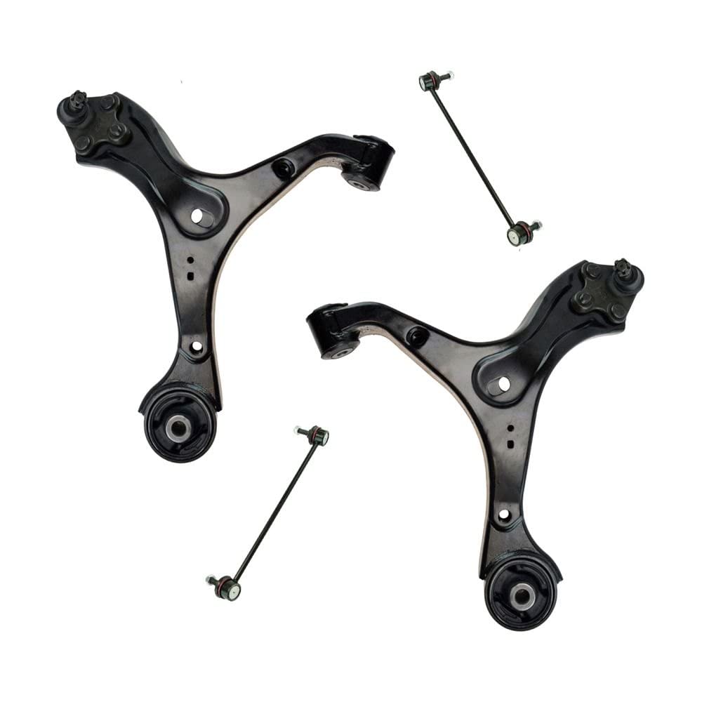 Trq Front Suspension Kit Control Arm With Ball Joint Sway Bar Stabilizer Link Compatible With 2013-2015 Honda Civic
