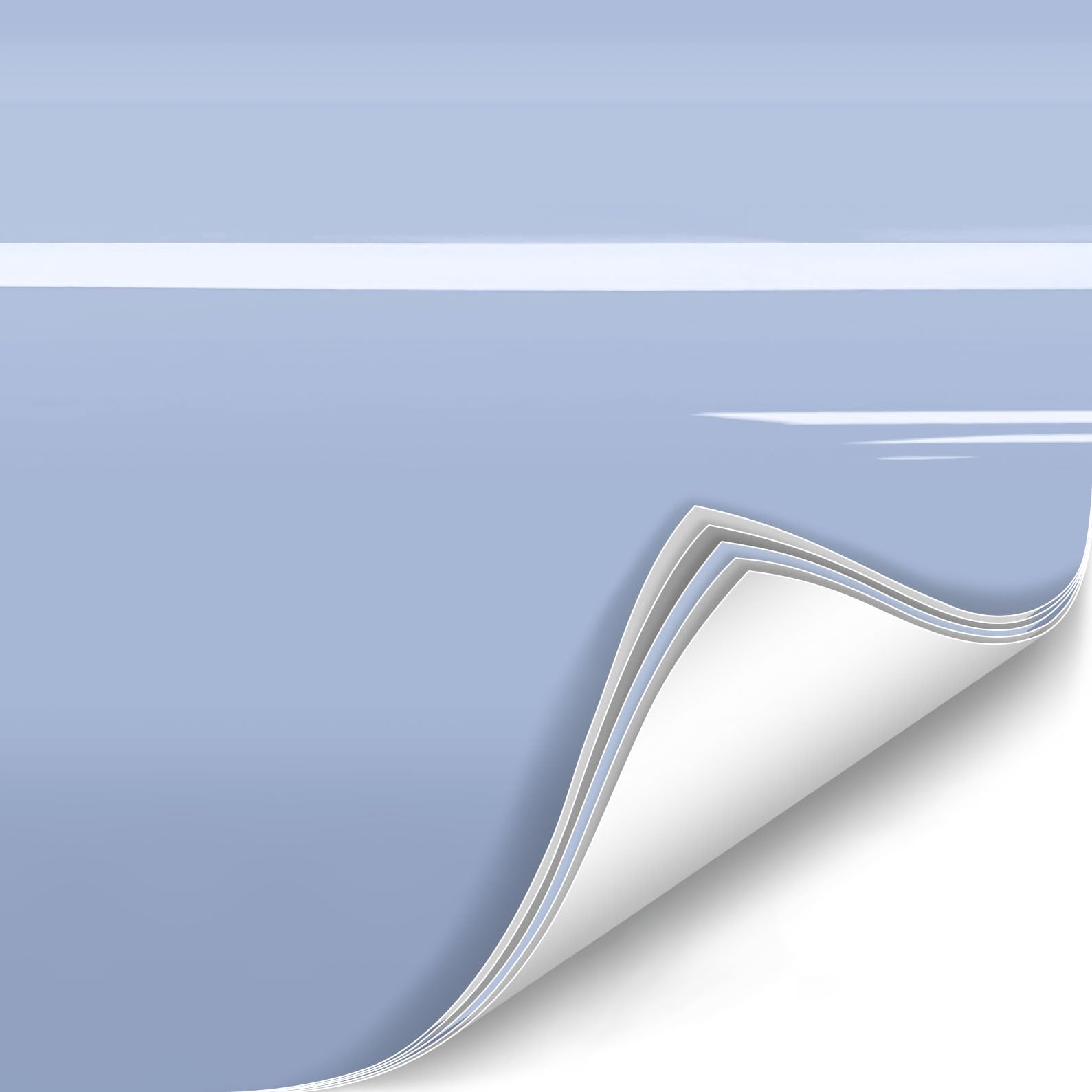 Colorfusion Ppf By Vvivid, Gloss Ice Blue Dry Apply Ppf Vinyl Car Wrap Roll 6Ft X 5Ft