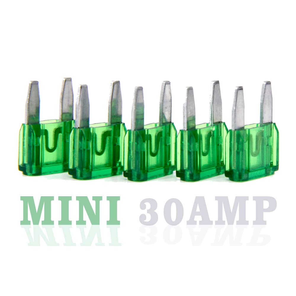 Fymusing 20 Pcs 30A Mini Blade Fuse, Automotive Fuse For Car Truck
