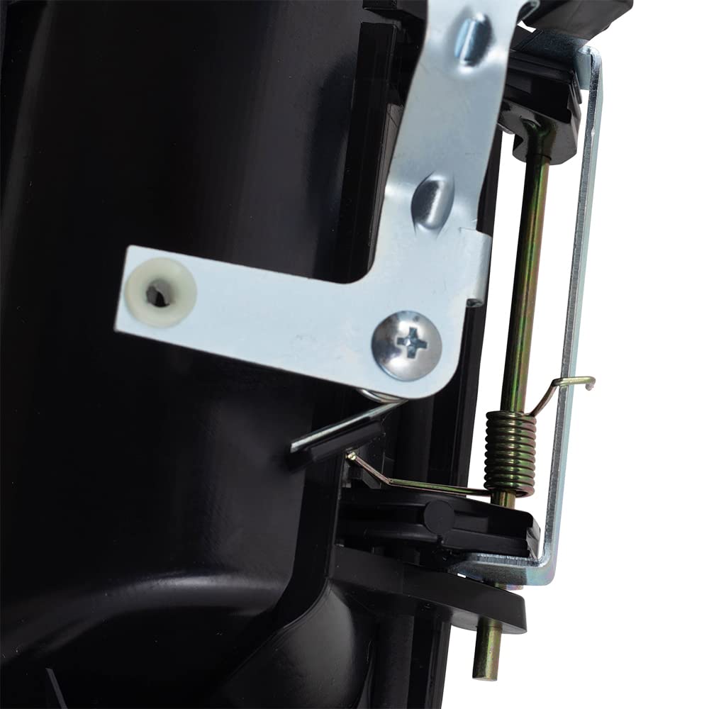 AutoandArt Brock Aftermarket Replacement Front Driver Left Passenger Right Outside Door Handle Textured Black Set Compatible with 1996-2022 Chevy Express