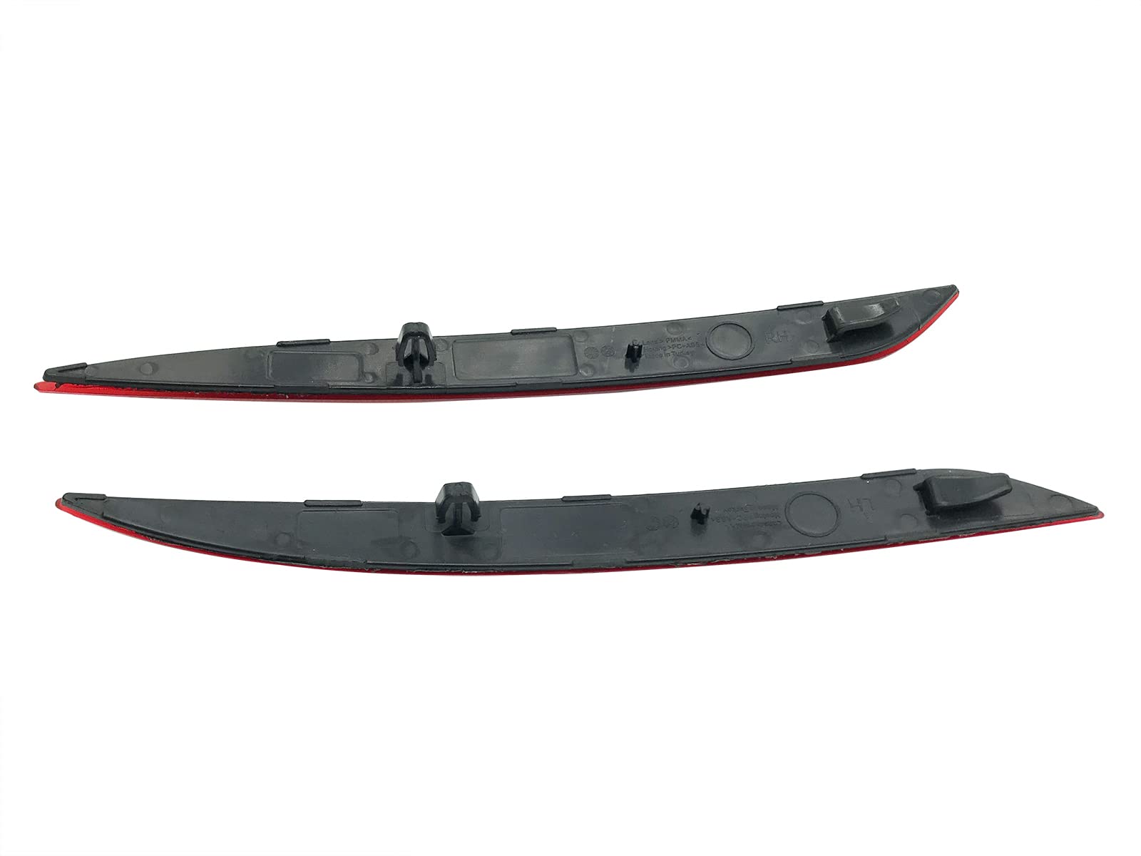 Replacement Tesla Model Y Reflector Rear Bumper Red Marker Lights Lens Trim 2020-2021 (Left & Right) (Tesla Model Y 2020 2021)