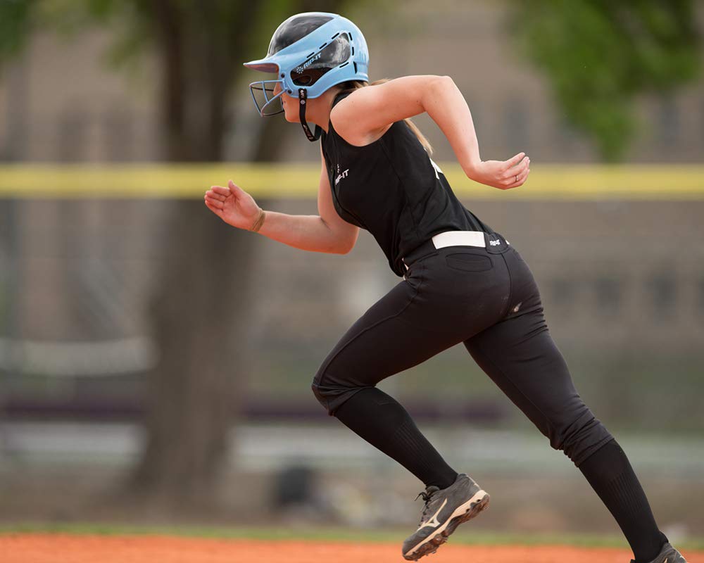 Rip-It Classic Softball Over The Knee Sock (White, Medium/Large)