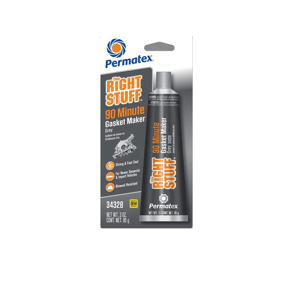 Permatex 34328 The Right Stuff 90 Minute Grey Gasket Maker 3 Oz.