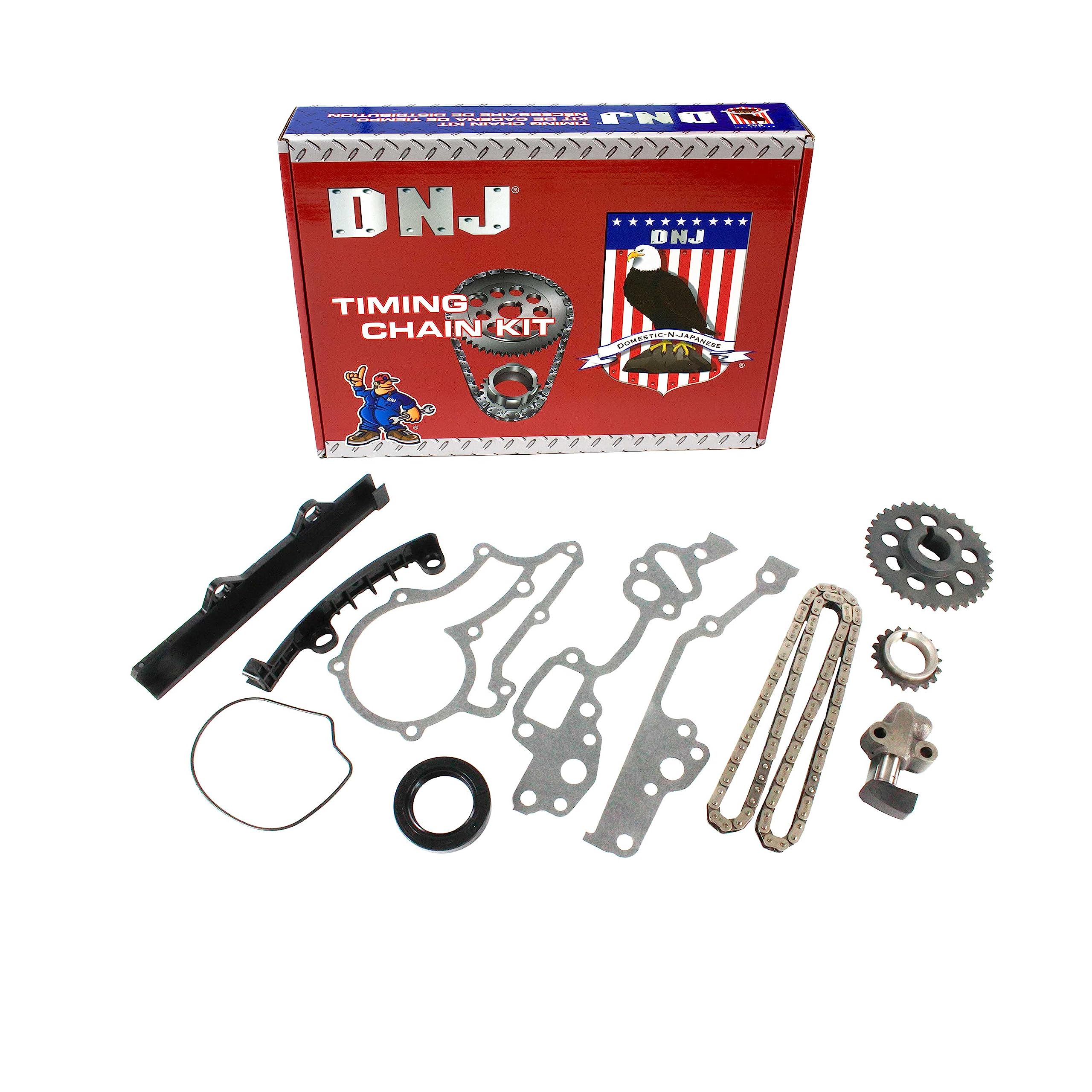 Dnj Tk948 Timing Chain Kit For 1983-1984/ Toyota/Celica, Pickup, 4Runner/ 2.4L/ Sohc/ L4/ 8V/ 2366Cc / 22R, 22Rec