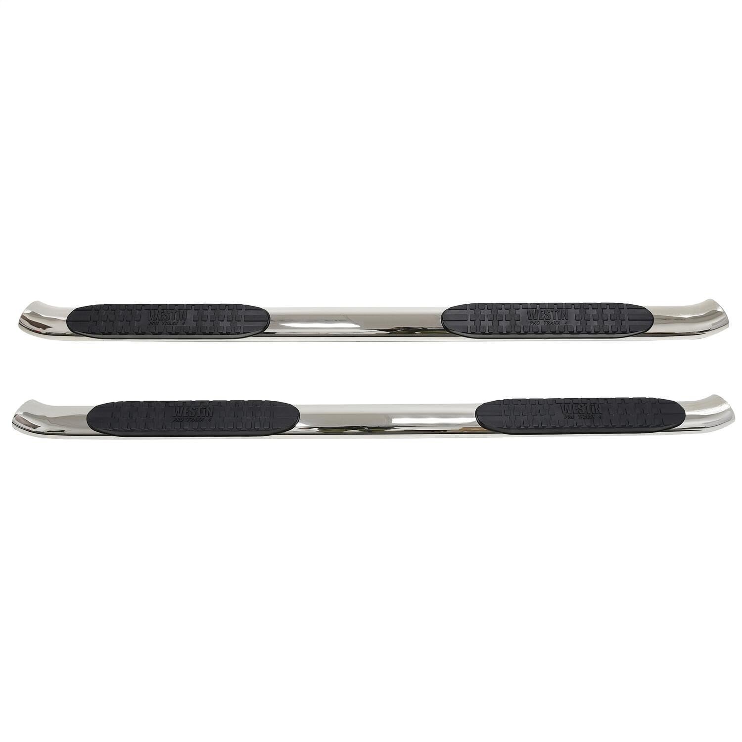 Westin 21-23720 Pro Traxx 4 Oval Nerf Bars Fits 2014-2018 Silverado Sierra 1500 2015-2019 Silverado Sierra 2500 3500 Crew Cab Polished Pair
