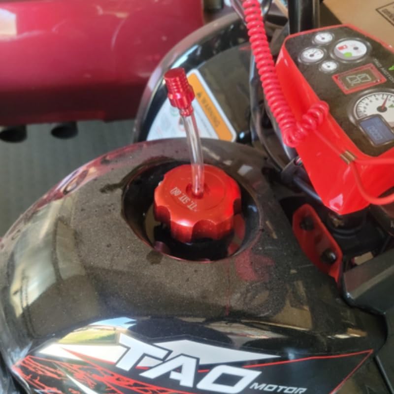 Apalie 6 Pcs Gas Cap Vent Tube, Fuel Gas Tank Cap Breather Vent Hose, Two-Way Breather Tube Vent For Motorcycle 50Cc 110Cc 125Cc