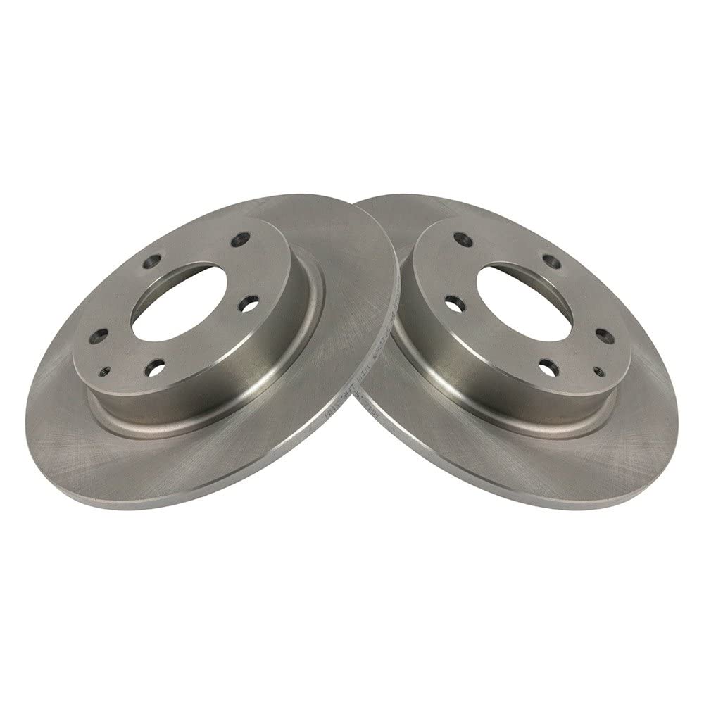 Trq Rear Brake Rotors Set Solid Compatible With 2014-2022 Mazda 3 2019-2021 Cx-3 2020-2022 Cx-30