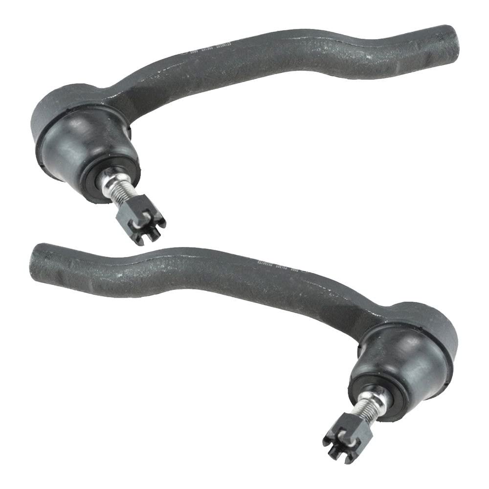 TRQ Front Outer Tie Rod Set Compatible with 2007-2012 Mazda CX-7 2007-2015 CX-9