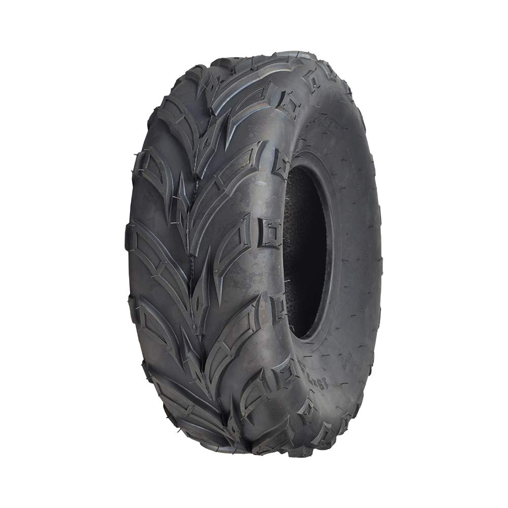 AlveyTech 19x7.00-8 Tire with QD116 V-Tread - Fits Baja Mini Bikes, MB165 & MB200, ATVs, Go Karts & More - Tubeless Rubber Wheel