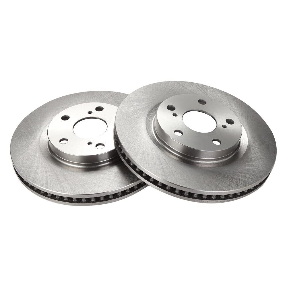 Trq Front Disc Brake Rotor Pair Set For 2008-2018 Avalon / 2007-2017 Camry / 2013-2018 Es300H / 2007-2018 Es350 / 2009-2013 Matr