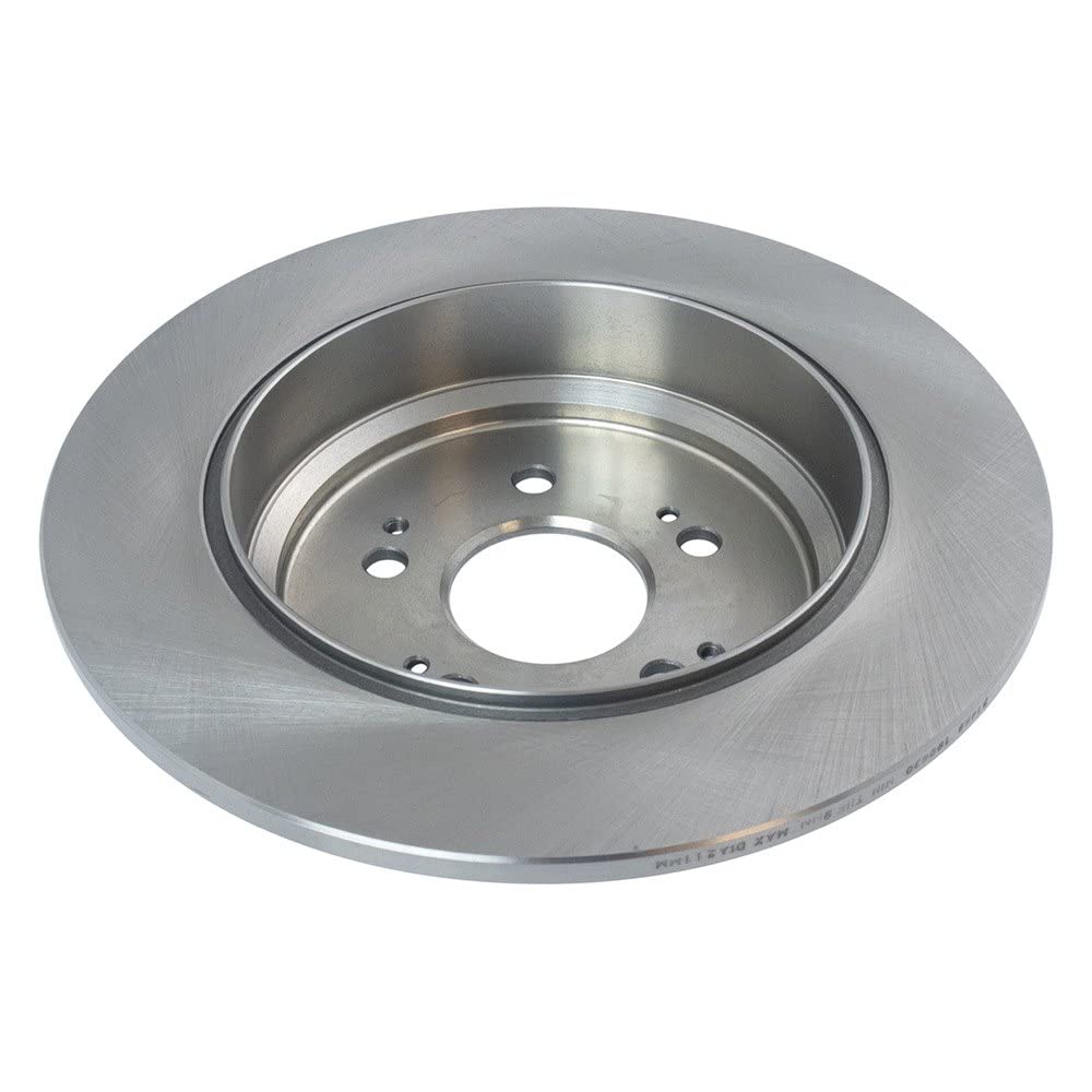Trq Rear Brake Rotors Set Solid Compatible With 2007-2013 Acura Mdx 2010-2013 Zdx 2011-2017 Honda Odyssey 2009-2015 Pilot