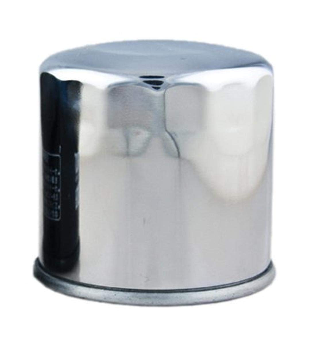 HiFloFiltro HF303C-2 Chrome Standard Premium Oil Filter, 2-Pack