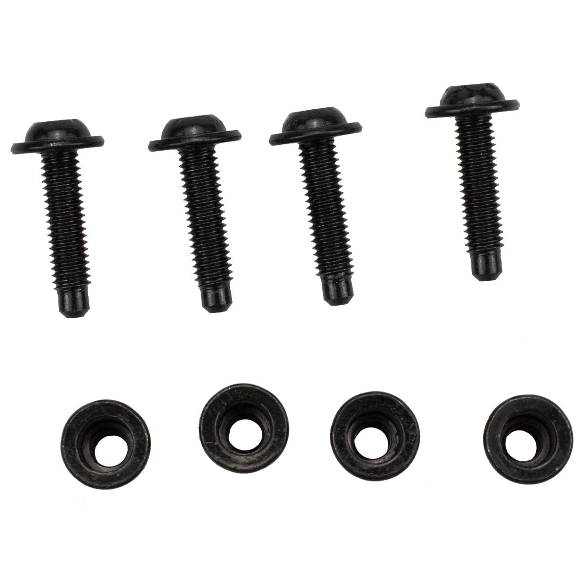 RLB-HILON Tailgate Molding Cap Hardware Kits (4PCS Screw Bolts and 4PCS Nuts) Compatible with Chevrolet GMC Silverado Sierra 200