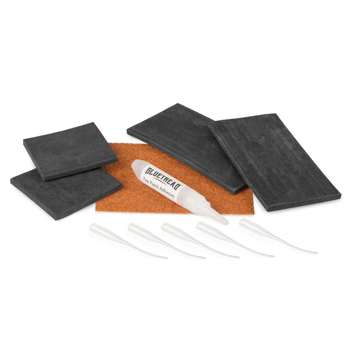 Gluetread External Patch Kit - For Tubeless Tires - No Need To Remove Tire - Kit Includes Enough Material To Patch 4 Tires - Atv Sidewall Repair Kit