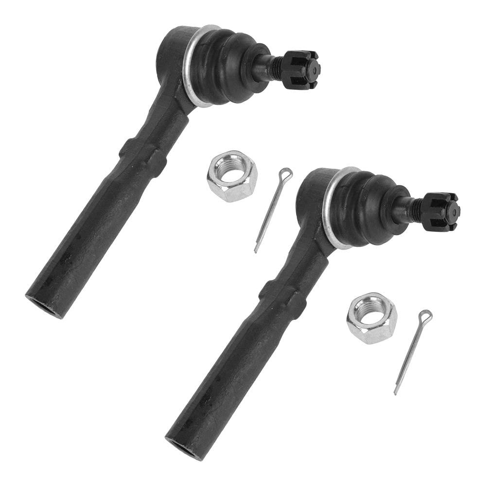 TRQ Front Outer Tie Rod Set Compatible with 1995-2005 Chevrolet Cavalier Pontiac Sunfire