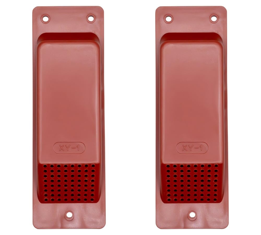 Mytee Products 2 Pack Shipping Container Air Vent - Cross Flow Ventilation for Shipping Container - ABS Plastic Air Vent with Ru