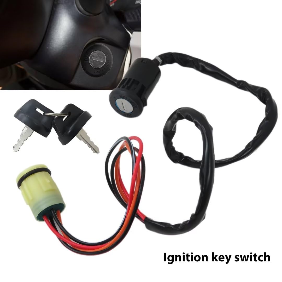 Ignition Key Switch For Honda 450 Trx450Es Trx450S Foreman 4X4 1998-2001