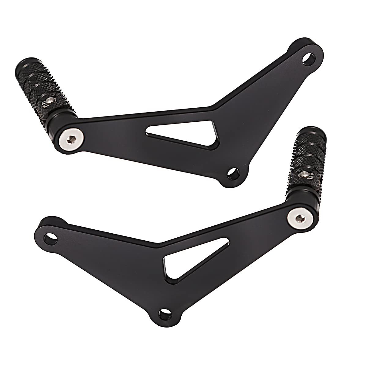 Rear Passenger Footrest Foot Pegs Bracket For Honda 2018-2022 Monkey 125 (Black)