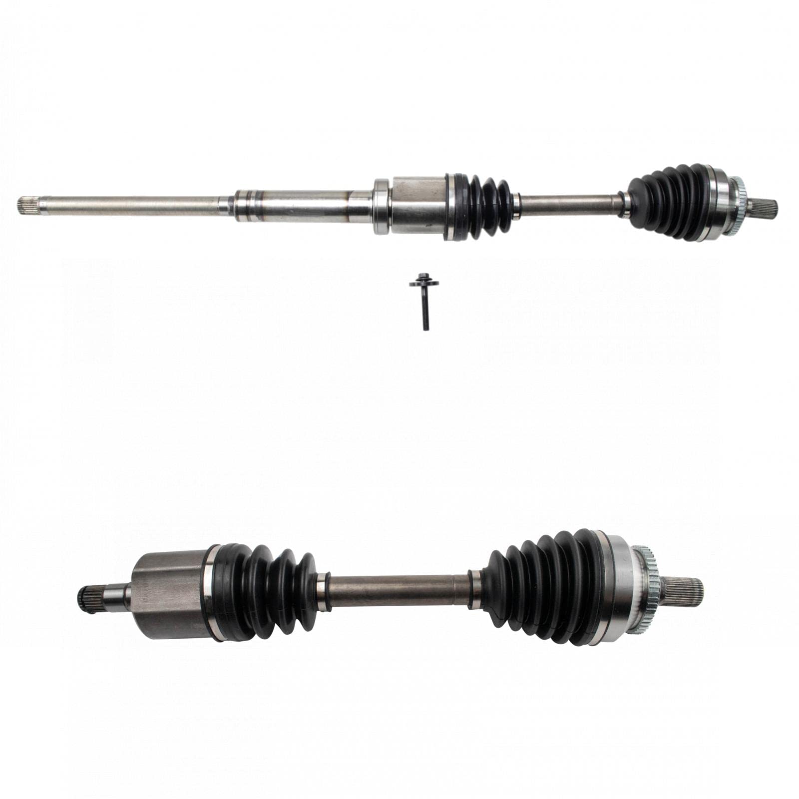 Trq Front Cv Axle Shaft Assembly Set Compatible With 2001-2002 Volvo V70 2003-2007 Xc70