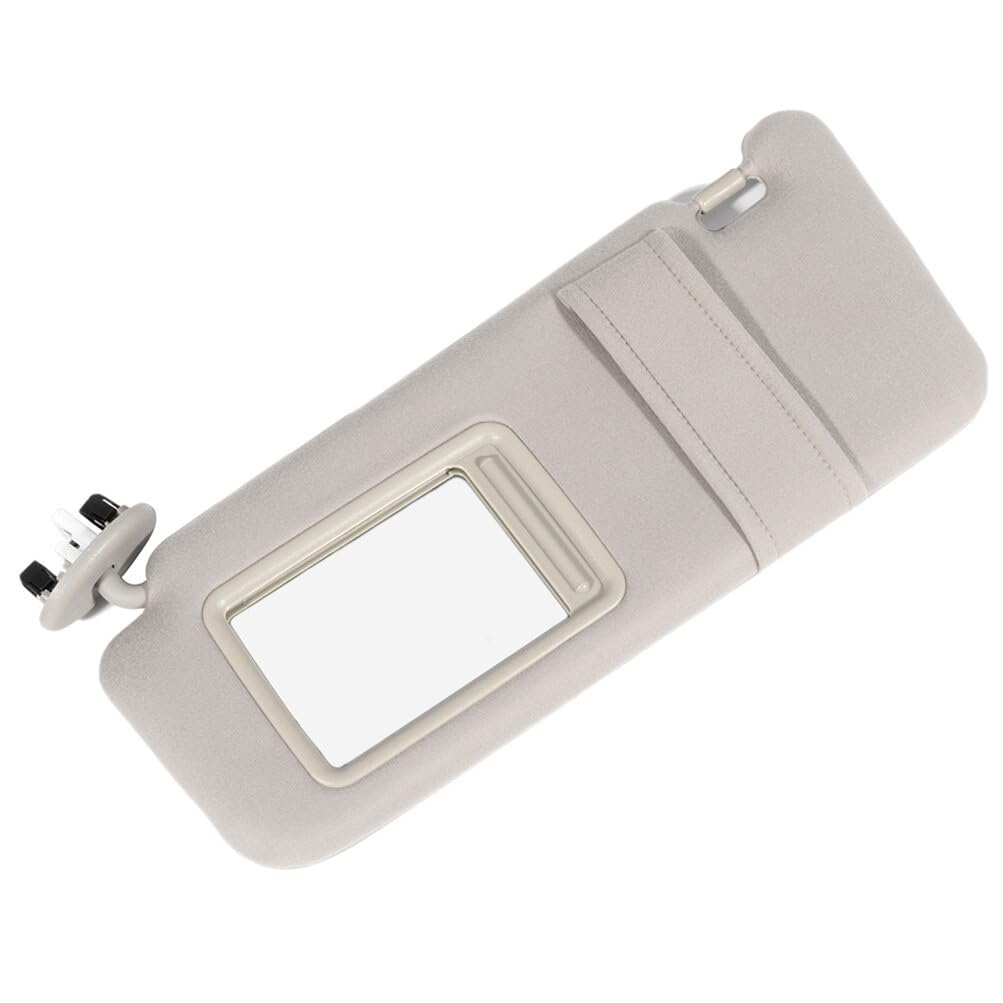 Scitoo Beige Left Driver Side Sun Visor Compatible For Toyota For Camry 2006-2011, Car Sun Visor With Sunroof Without Lights Rep