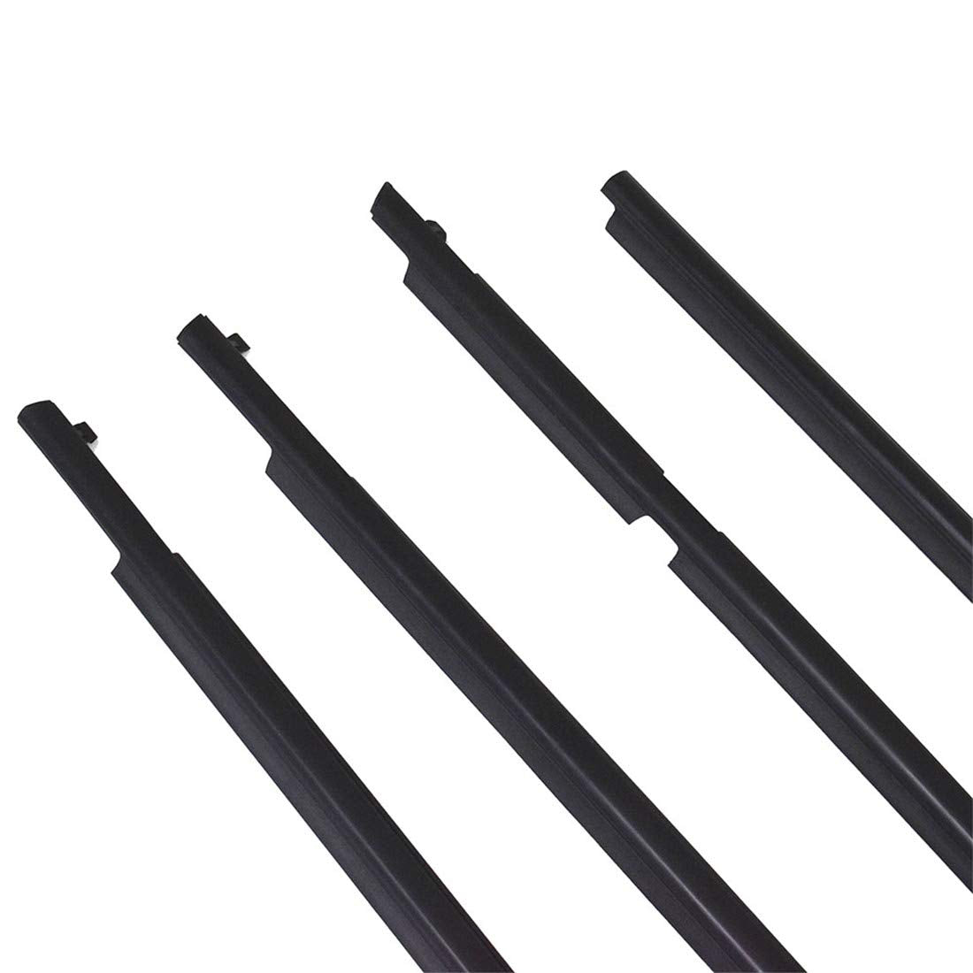 4Pcs Car Weather Strip Window Moulding Trim Seal Belt Replacement For Toyota Rav4 2009-2012