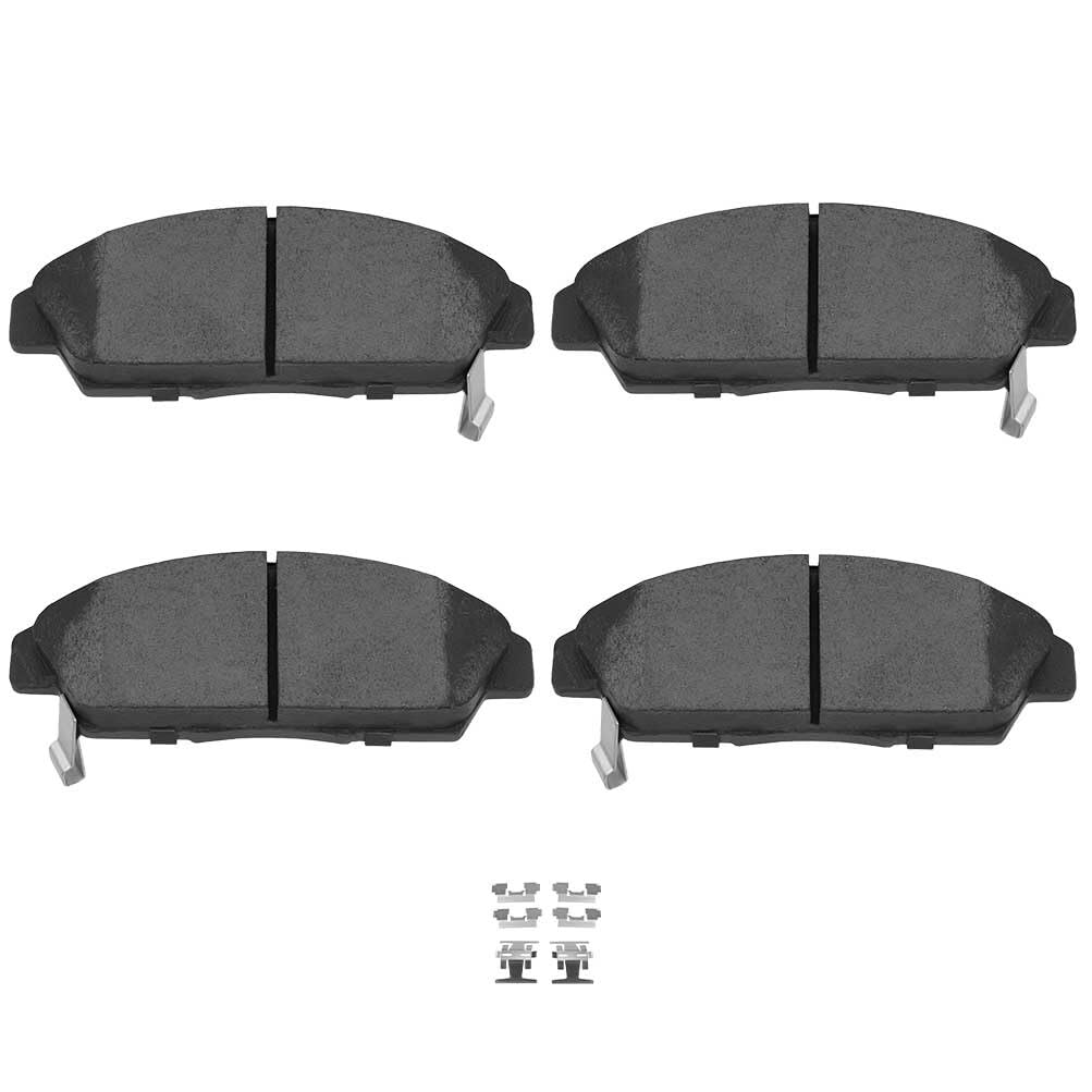 Ceramic Pads Kits, D496 Scitoo 4Pcs Front Brakes Pads Set Fit For Honda For Accord 1990-1993