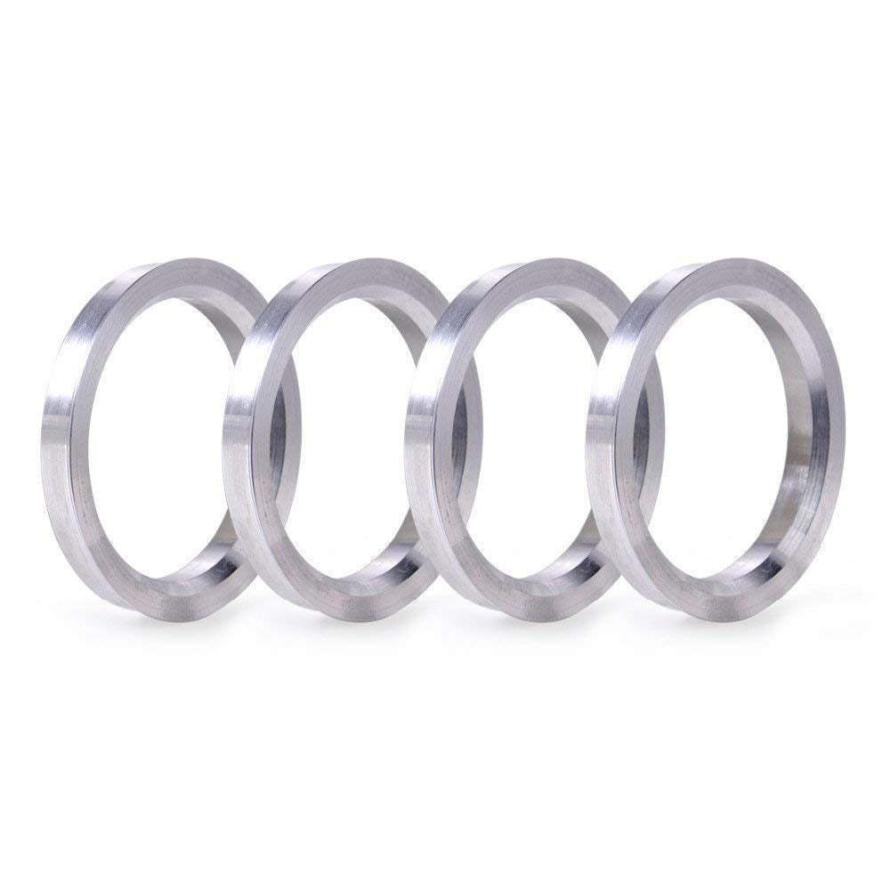 Zhteapr 4Pc Wheel Hub Centric Rings 71.5 To 87.1 Od=87.1Mm Id=71.5Mm Aluminium Alloy Wheel Hubrings