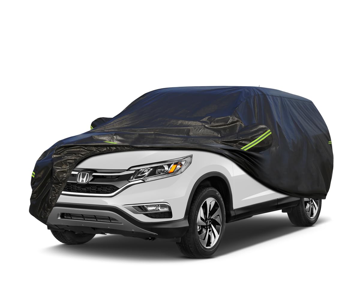 Koukou Waterproof Suv Car Cover Suitable For Honda Crv From 1995 To 2025, 7 Layers Windproof All Weather Waterproof Outdoor Cove