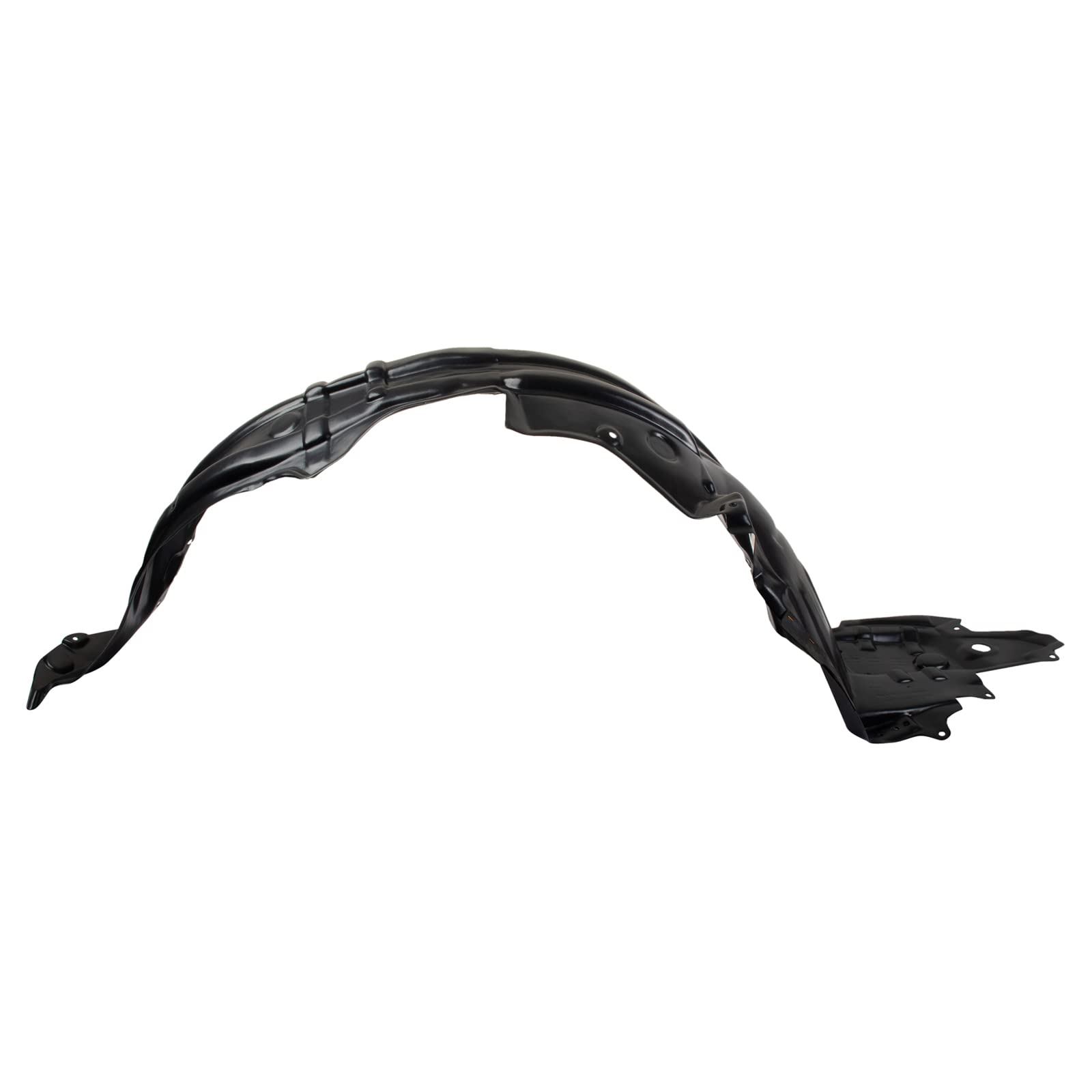 TRQ Inner Fender Liner Set for 2010-2012 Lexus HS250h, Plastic, White, Model BDA15683