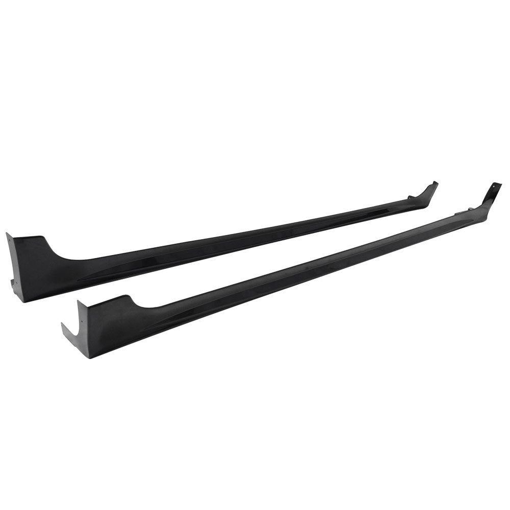 Side Skirts Compatible With 2012-2015 Honda Civic, 9Th 4Dr Side Skirts Rocker Panels Pair -Abs By Ikon Motorsports, 2013 2014