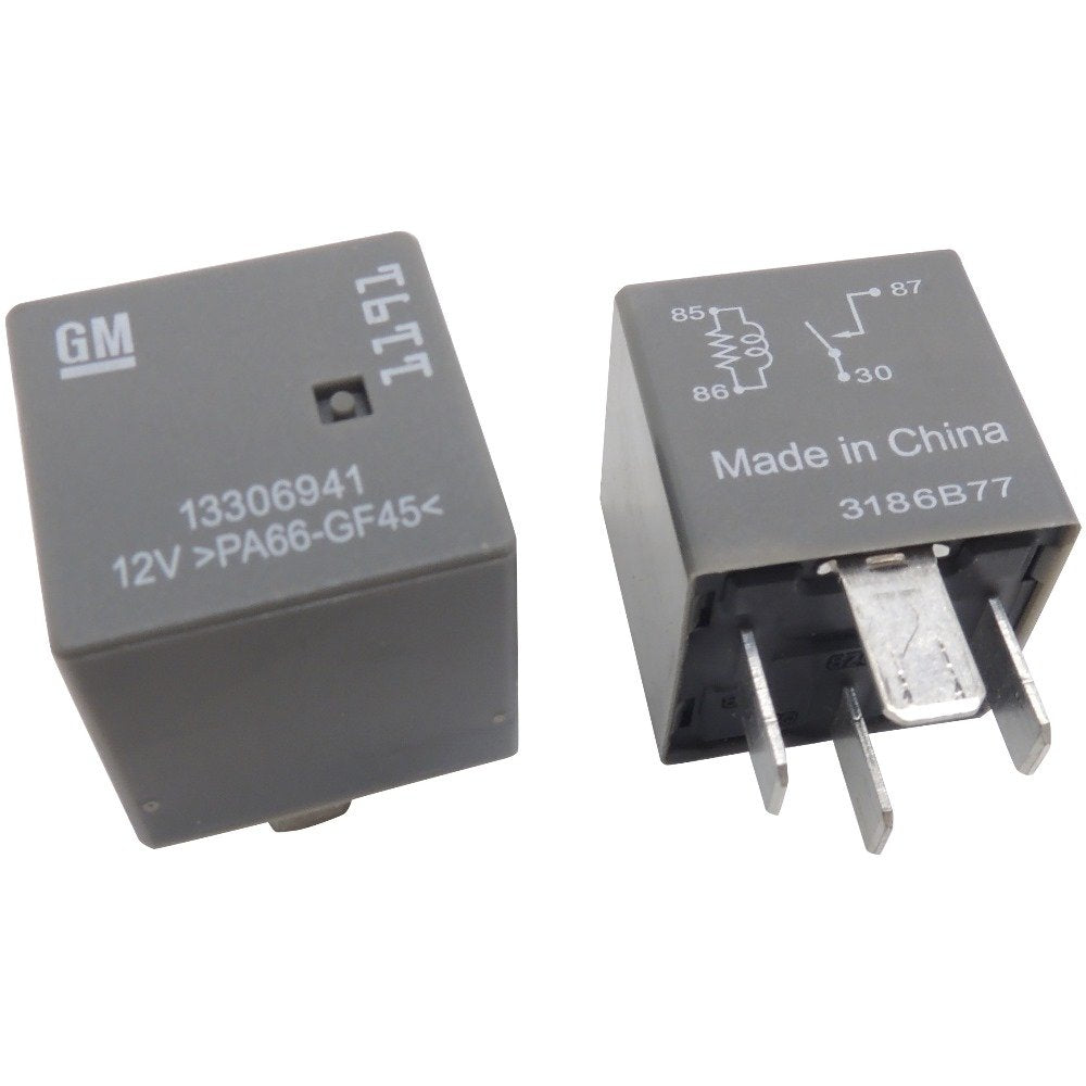 New Oem 13306941 Gm Relays 2-Pack Main Universal 4-Terminal Relay 1191