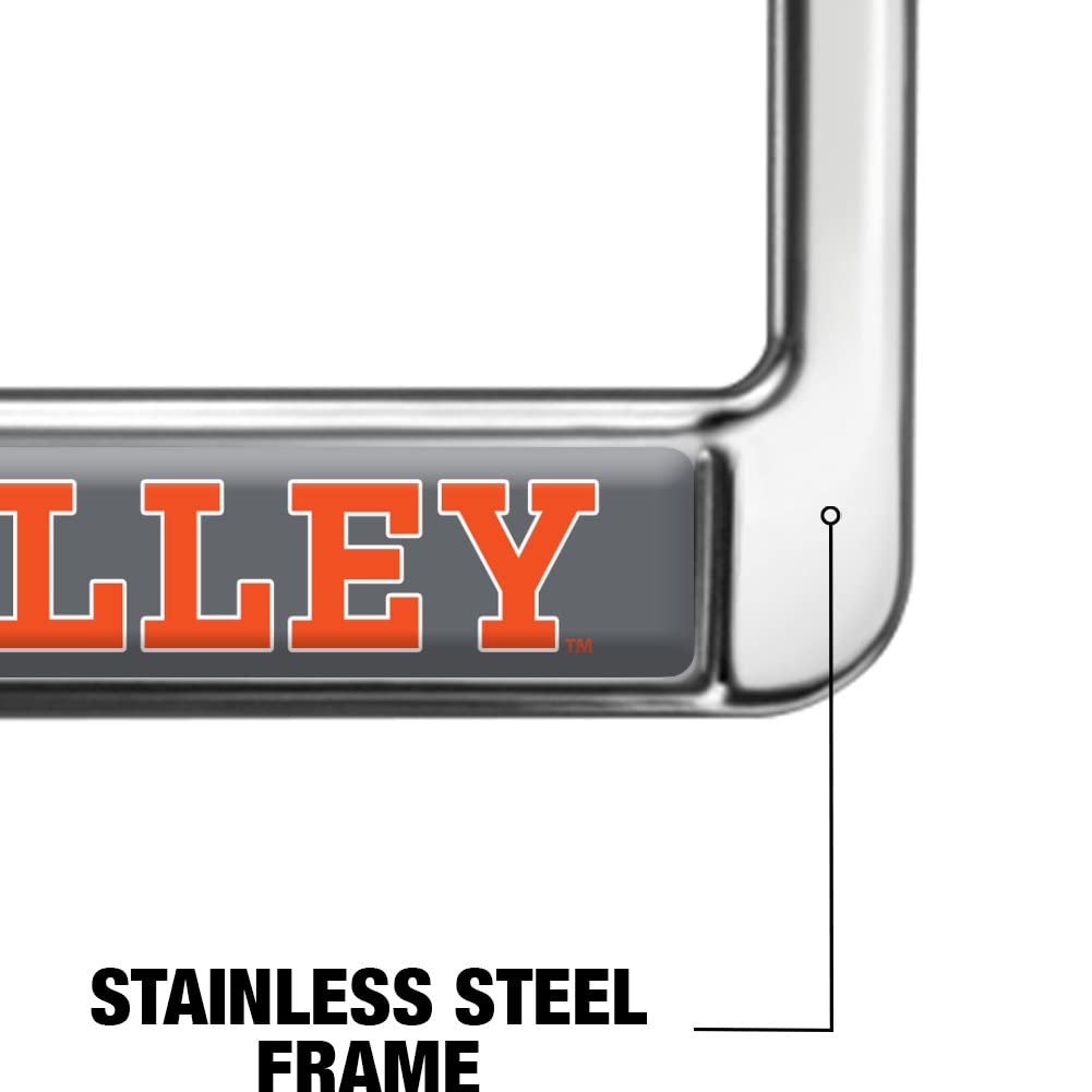 Texas Rio Grande Valley Alumni Logo Full Size Standard License Plate Metal Frame