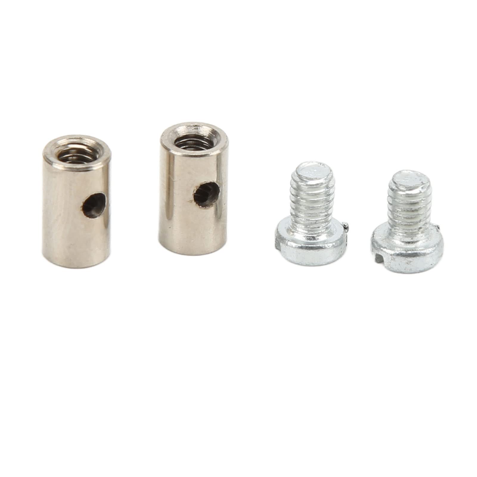 Solderless Cable Nipples 6mm/0.2in Motorcycle Solderless Throttle Cable Nipple Universal Metal Brake Line Throttle Choke End Acc