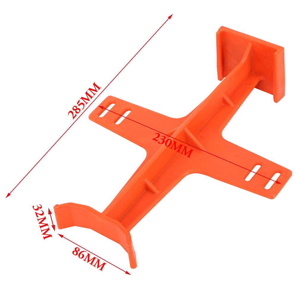 Universal Motorcycle Fork Guard Suspension Support Brace Transportation Tool Tie Down Seal Saver Protection Plastic For Dirt Bike Motocross Accessories Orange