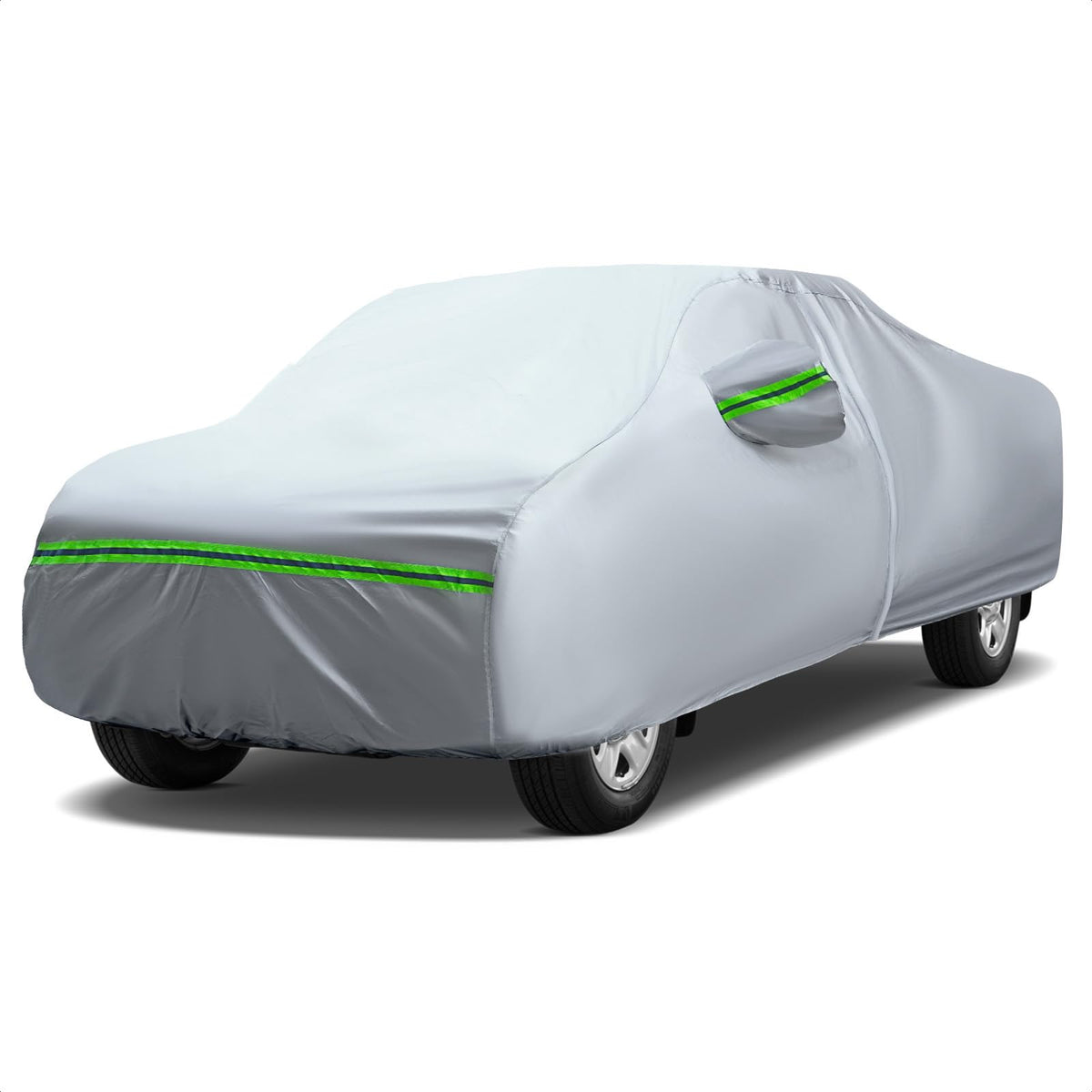 AUQDD 6-Layers Premium Truck Car Cover Waterproof All Weather Weatherproof UV Sun Protection Snow Dust Storm Resistant Outdoor E