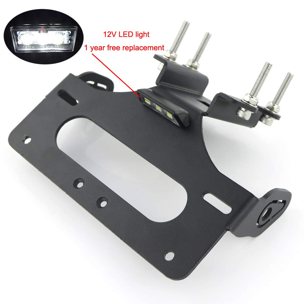 Xitomer Tail Tidy, Fender Eliminator Fit For Fz-07 Mt-07 2014 2015 2016 2017 2018 2019 2020, With Led License Plate Light, Compatible With Oem/Stock Turn Signal