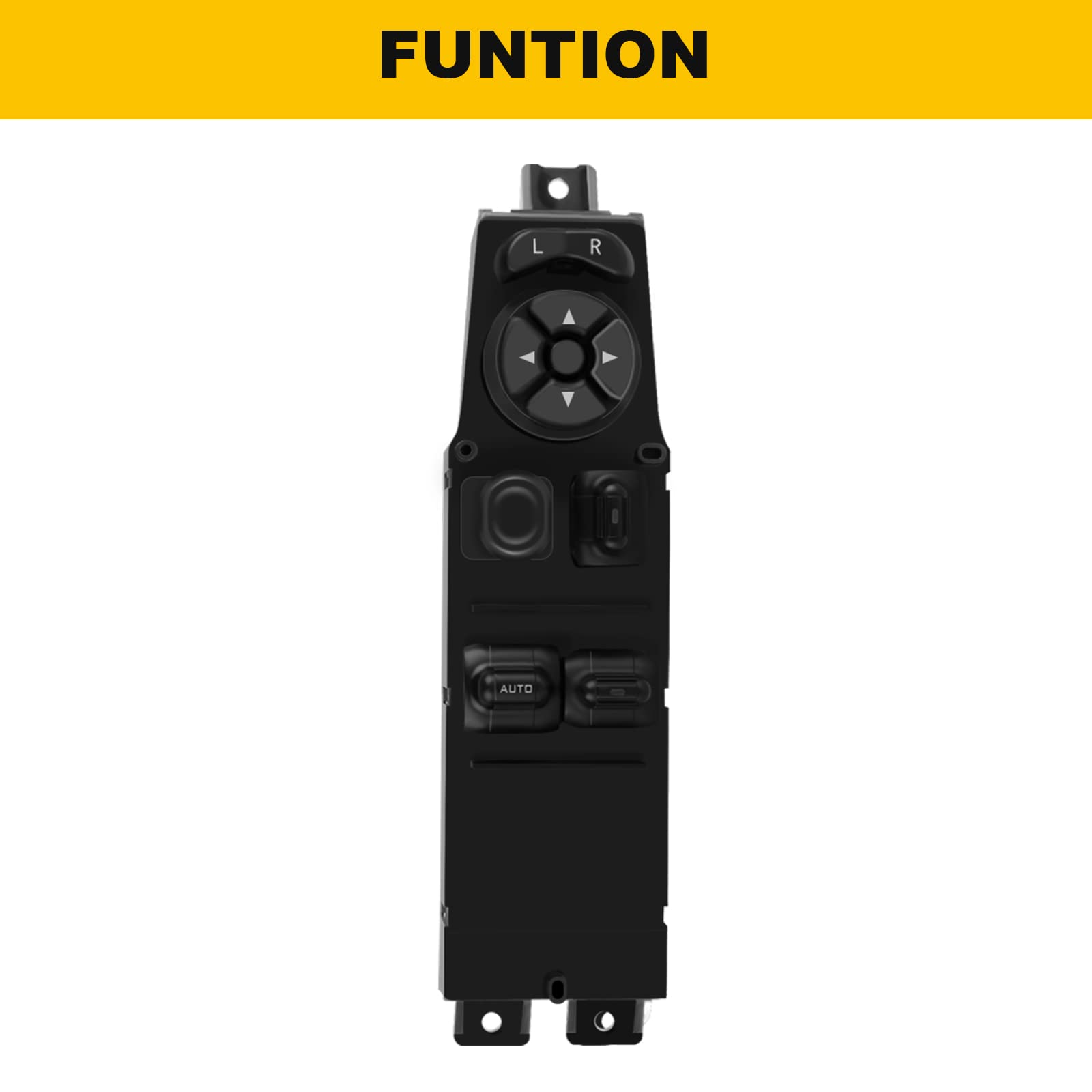 Power Window Switch Driver Side Power Window Master Control Switch Fits for Dodge 2001-2004 Dakota Club Cab 2001-2004 Dakota Reg