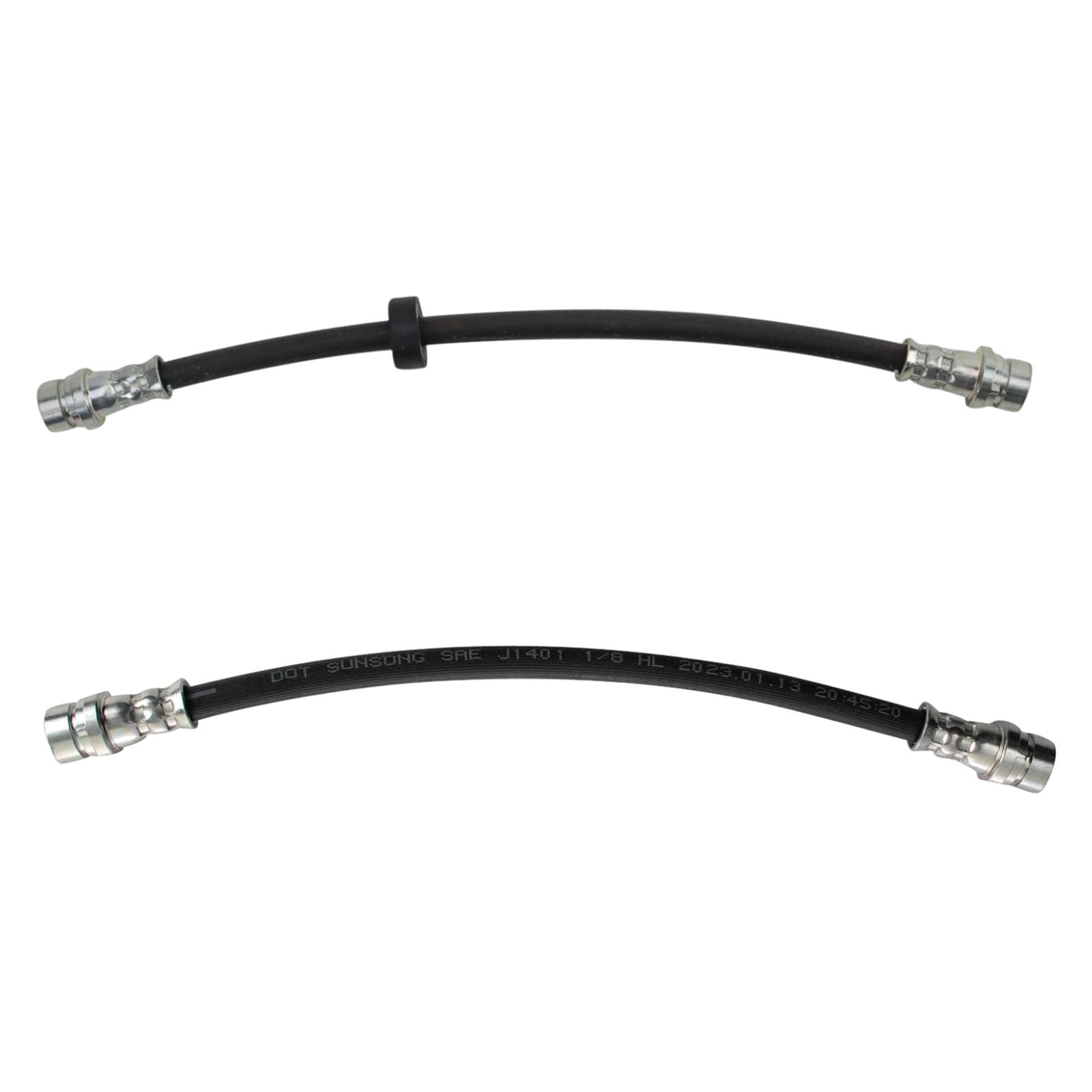 Trq Rear Brake Hose Set Compatible With 2001-2007 Ford Escape 2001-2006 Mazda Tribute 2005-2007 Mercury Mariner