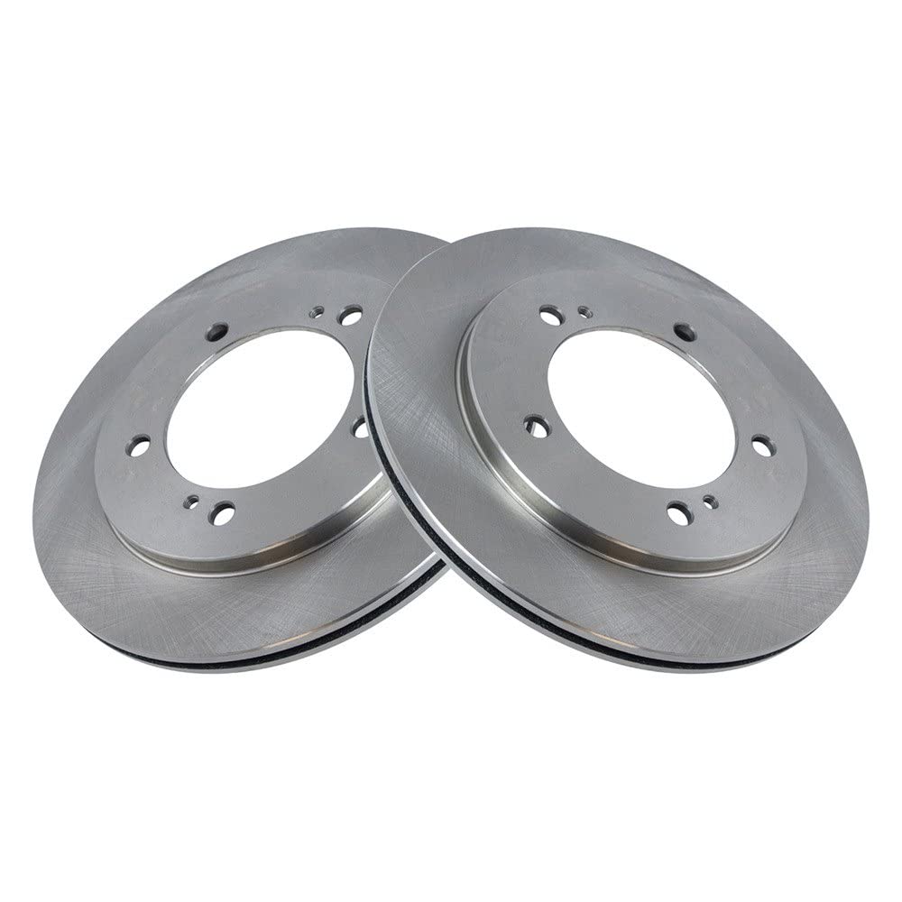 Trq Front Brake Rotors Set Vented Compatible With 1999-2004 Chevrolet Tracker Suzuki Vitara
