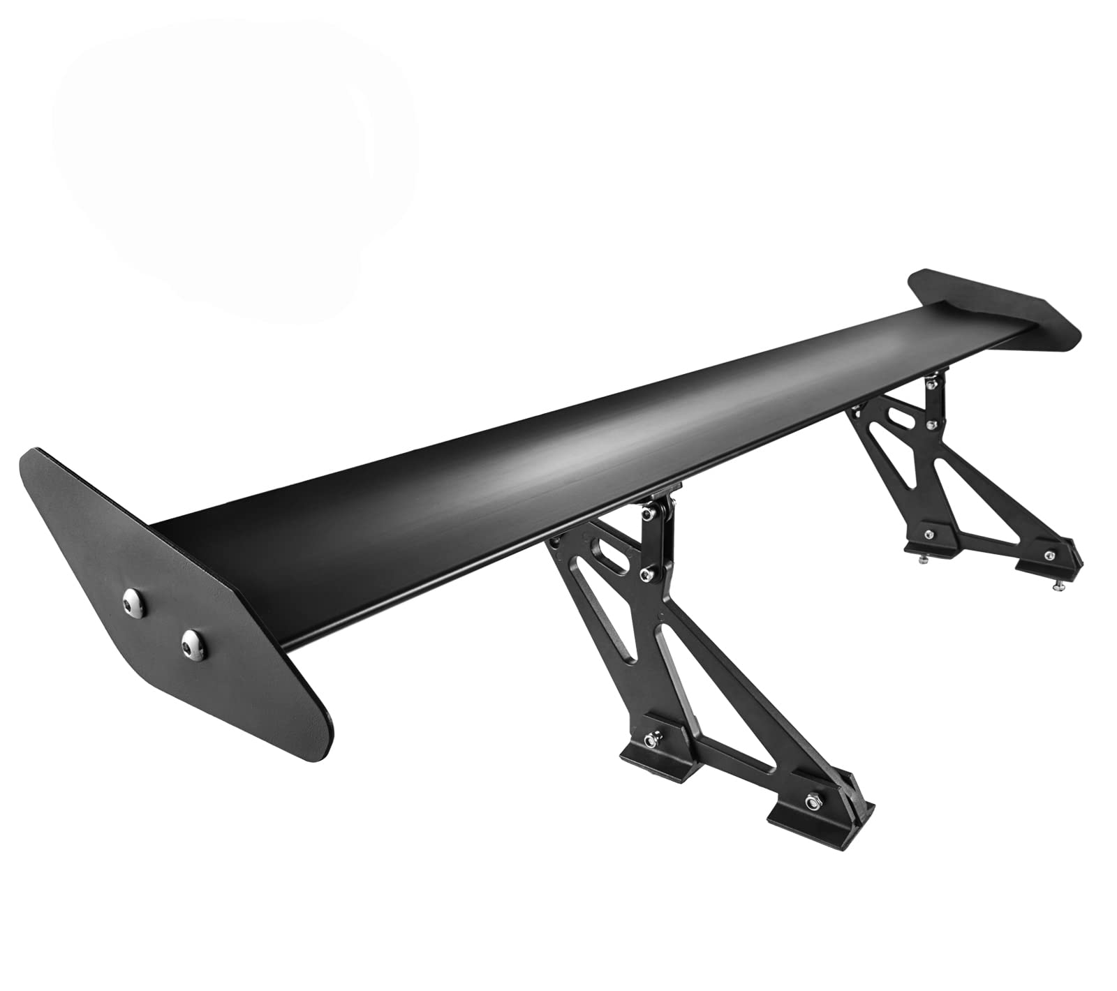 Shzond Single Rear Gt Wing 43.3Inch Gt Wing Spoiler Adjustable Angel Single-Deck Aluminum Spoiler Universal Aluminum Car Rear Wi