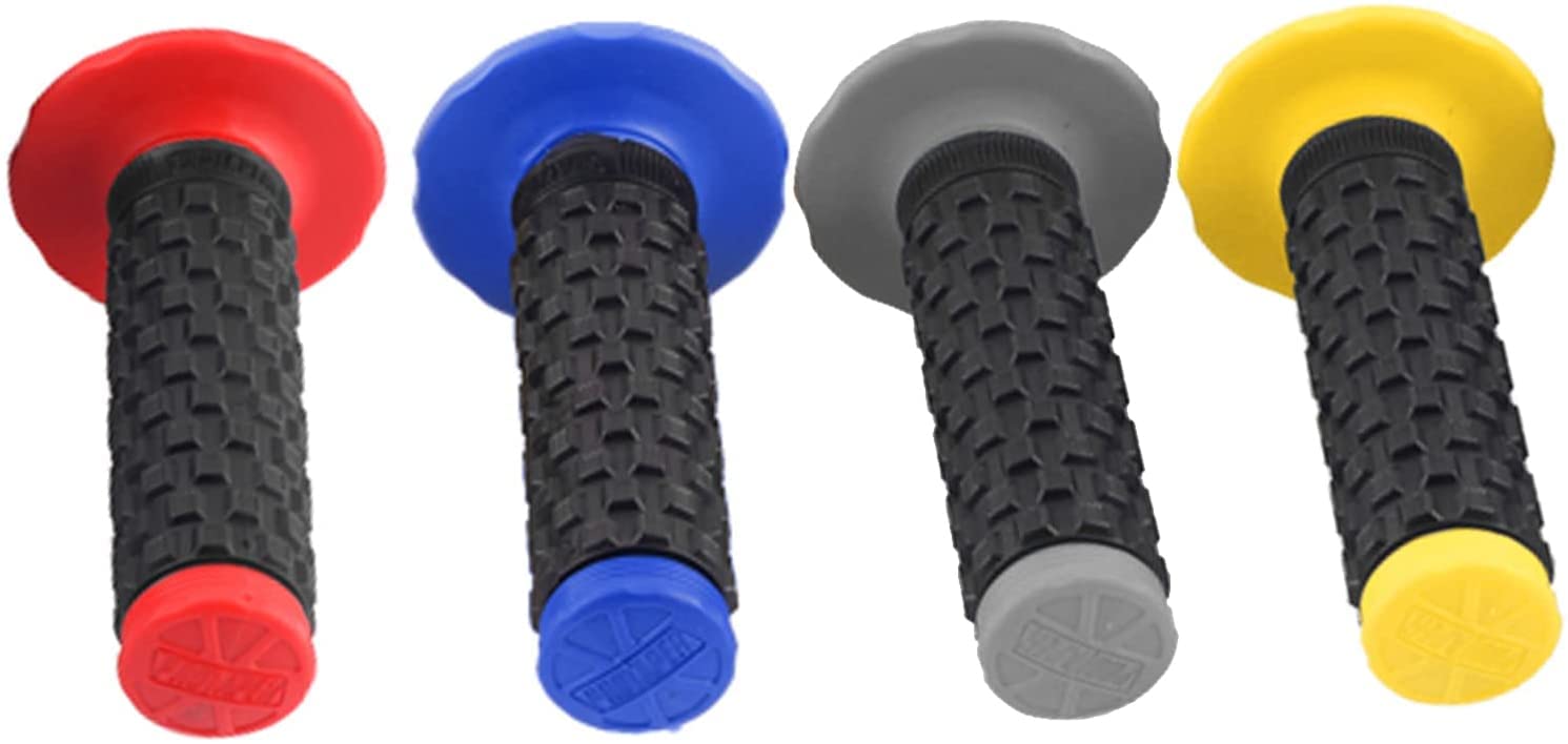 Motorcycle Grips 7/8'' Dirt Bike Grips Pillow Top Anti-Slip Advanced Rubber Grips For Cr Crf