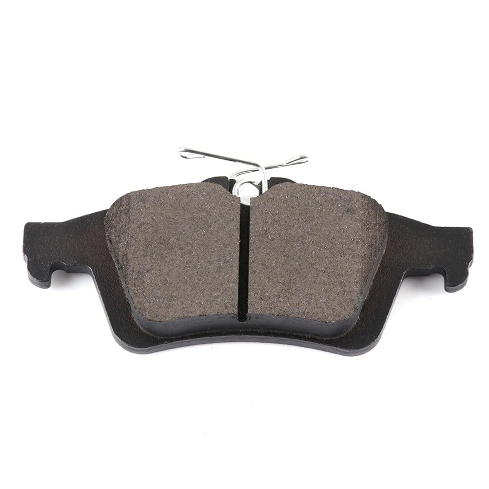 Automuto 8Pcs Front & Rear Semi-Metallic Disc Brake Pads Set D1095 D1668 For Ford Escape 2013-2016, Focus 2013-2018, Transit Con