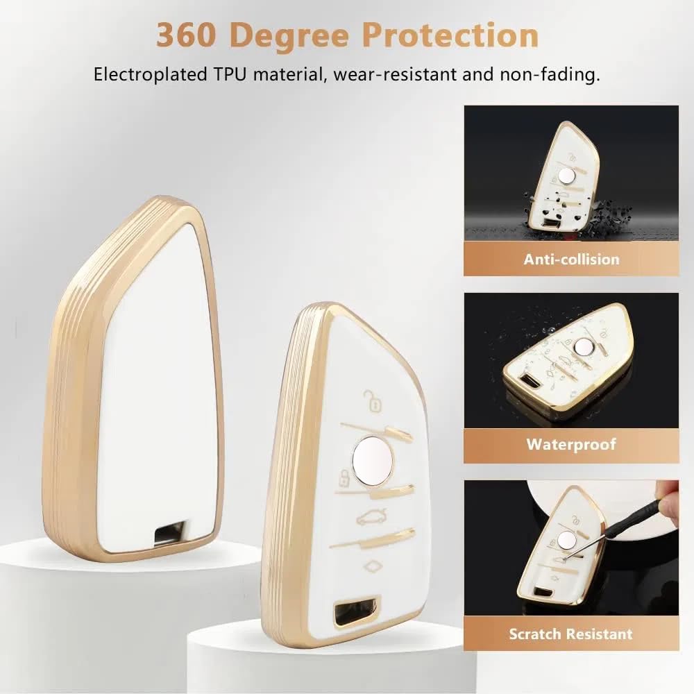 Pifoog Key Fob Cover For Bmw 3 4 5 6 7 8 Series X1 X2 X3 X4 X5 X6 X7 M3 M4 M5 M8 Accessories Tpu Car Keys Shell Case Bling Keych