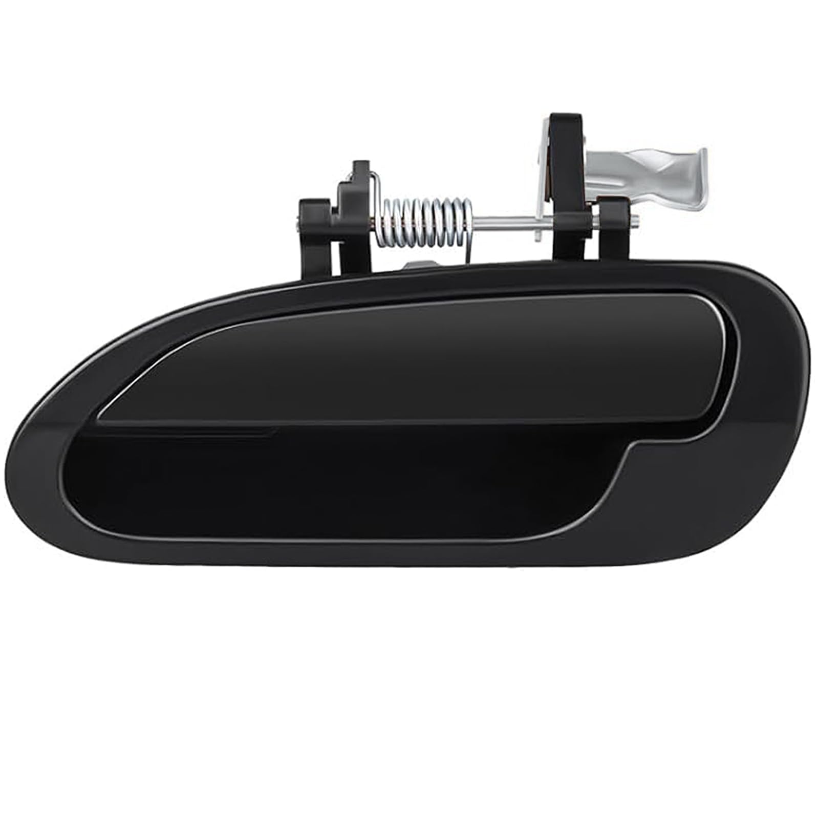 Exterior Door Handle Rear Left Driver Side For 1998 1999 2000 2001 2002 Honda Accord Black Outside Door Handle Replace Oe# 79338 / 72680S84A01Zf / 72680S86K11 Without Keyhole