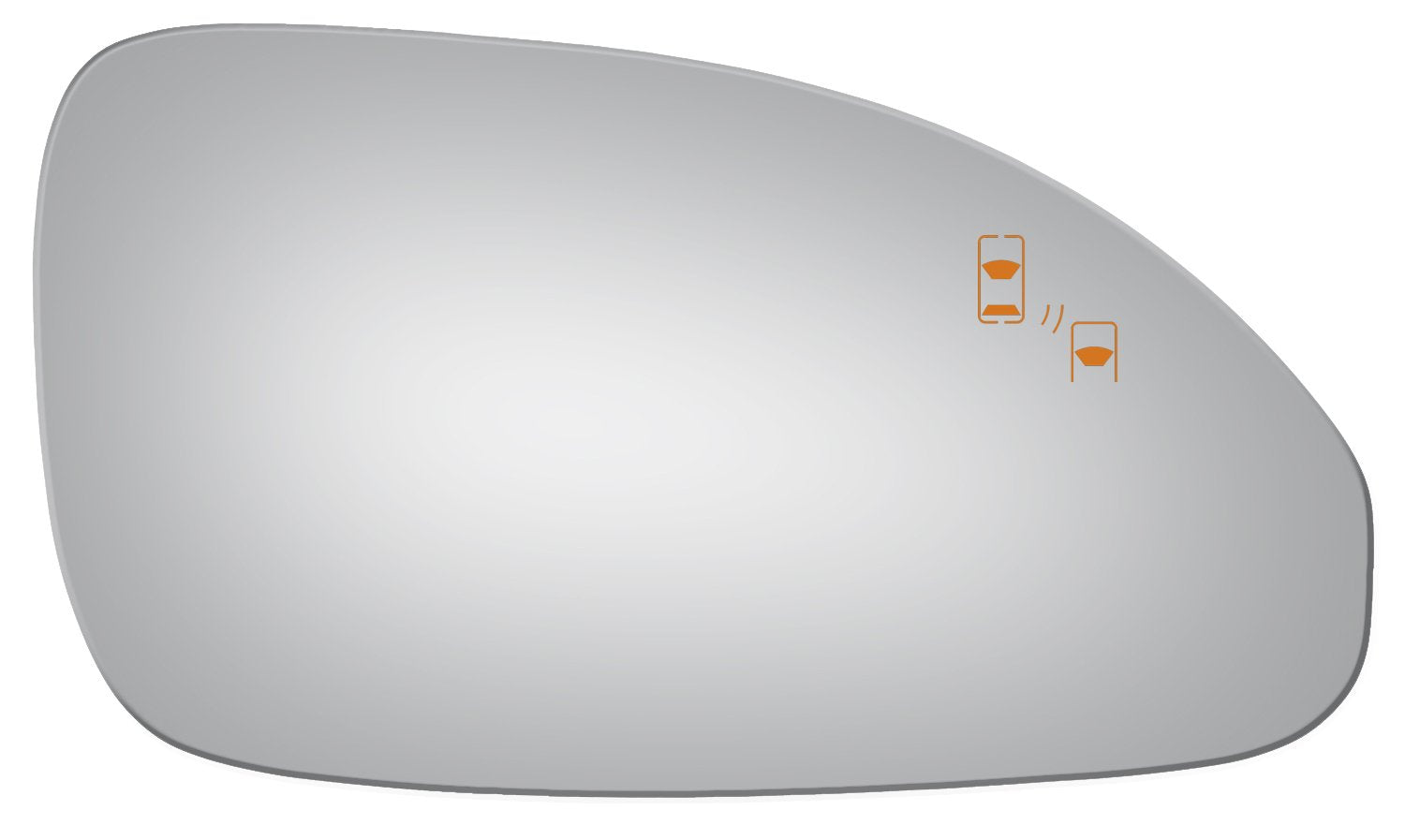 Burco 5683B Passenger Side Mirror Glass W/Blind Spot For 2013-2016 Buick Enclave