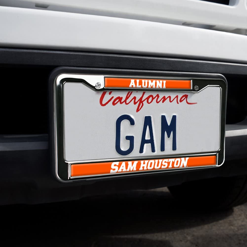 Sam Houston State Alumni Logo Full Size Standard License Plate Metal Frame