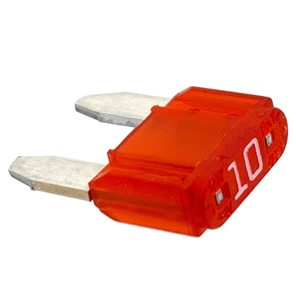 20Pcs 10A Mini Blade Fuse And 1 Fuse Puller Atc/Ato 32V 10Amp Fast Blow For Automotive Car Truck Suv