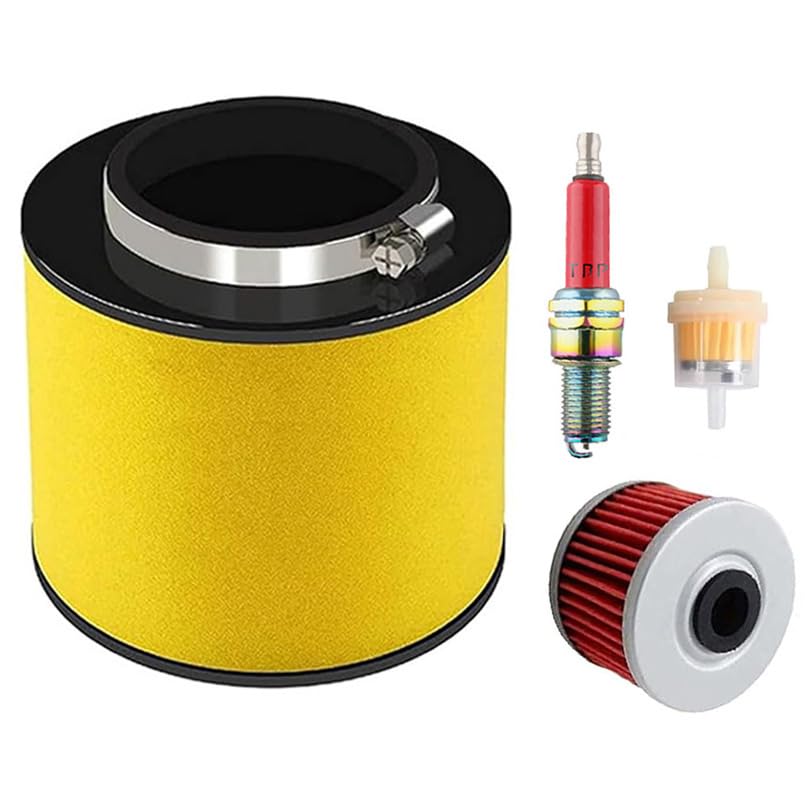 Air Oil Filter Tune Up Kit For Honda Atv Recon Trx250 Trx250Te Trx250Tm Trx250Ex With Spark Plug 1997-2024