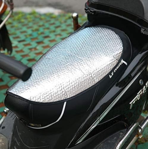 Make A Wish Heat Insulation Mat Protect Scooty Seat Cover Protector Aluminum Foil Water Resistant Seat Pad For All Brand Scooty/